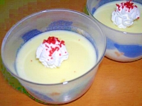 ホワイトチョコプリン